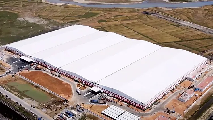 Nhà máy pin VinES Hà Tĩnh sử dụng tôn COLORBOND®, sản phẩm đạt chứng nhận "Nhãn xanh” từ Hội đồng công trình xanh Singapore