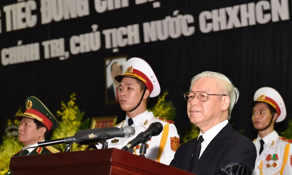 Xúc động tiễn đưa Chủ tịch nước Trần Đại Quang về nơi an nghỉ cuối cùng ảnh 2