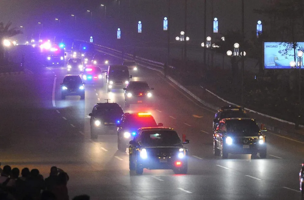 Tổng thống Mỹ Donald Trump đã đến Hà Nội ảnh 22