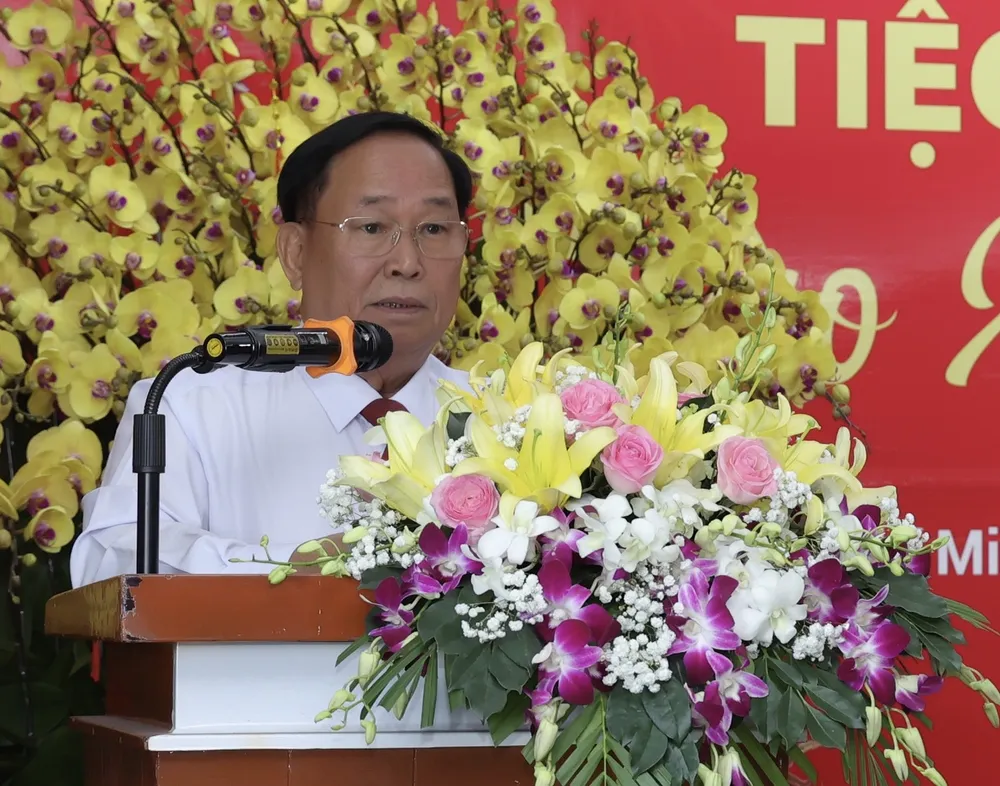 Ông Tạ Long Hỷ - Tổng Giám đốc Vinasun Taxi báo cáo tổng kết năm 2022