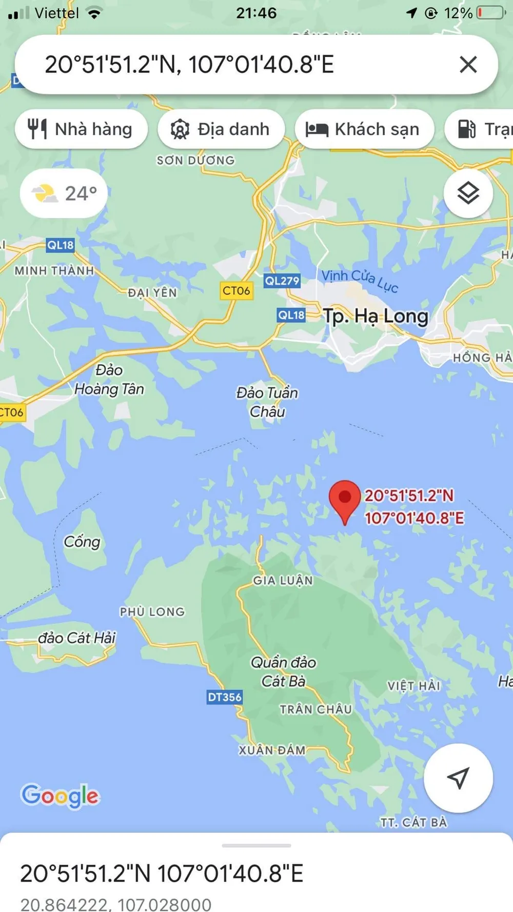 Vị trí máy bay trực thăng gặp nạn Vị trí máy bay trực thăng gặp nạn