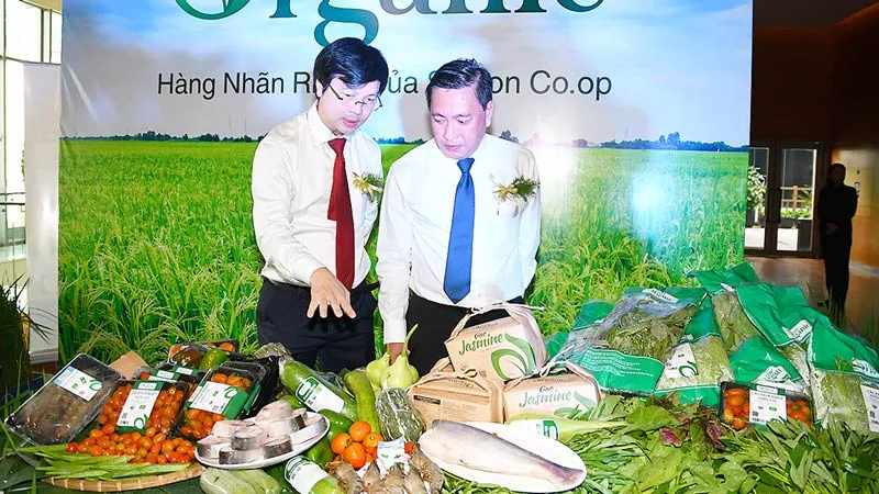 Sản phẩm thương hiệu Co.op Organic đạt  tiêu chuẩn Mỹ  và châu Âu