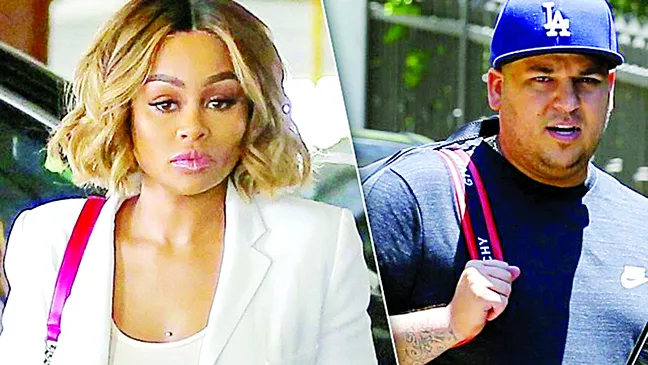 Cặp đôi gây bão mạng xã hội Mỹ Rob Kardashian và Blac Chyna