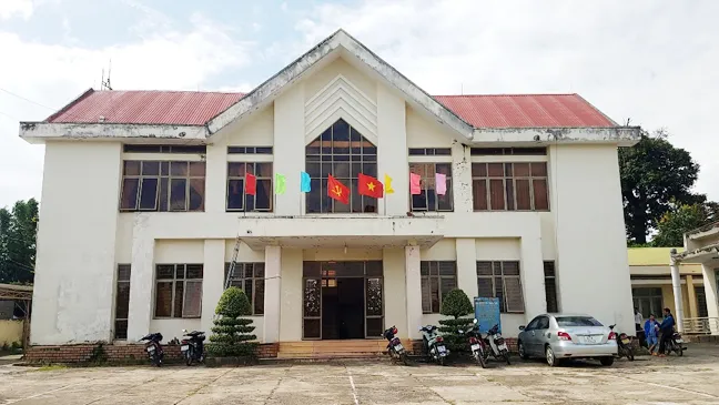 Trụ sở công an xã nơi ông Tưởng và ông Phương công tác.