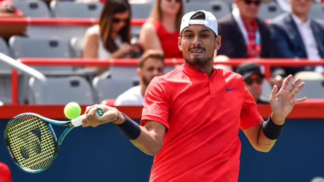 Nick Kyrgios đang thi đấu rất dũng mãnh.