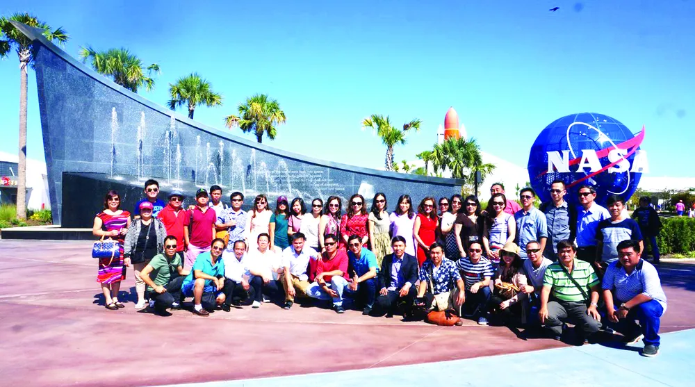 Một đoàn khách của Viettours