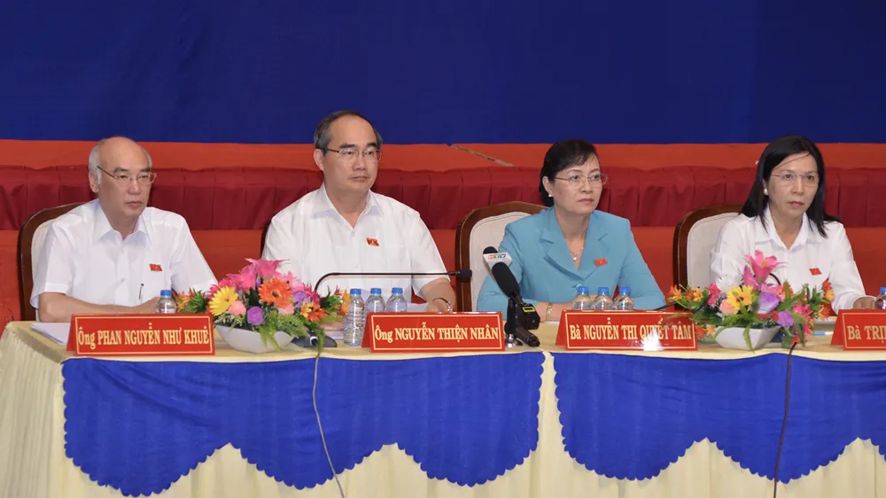 Bí thư Thành ủy TPHCM Nguyễn Thiện Nhân: “Giải quyết ngoại lệ cho dân Thủ Thiêm” ảnh 1