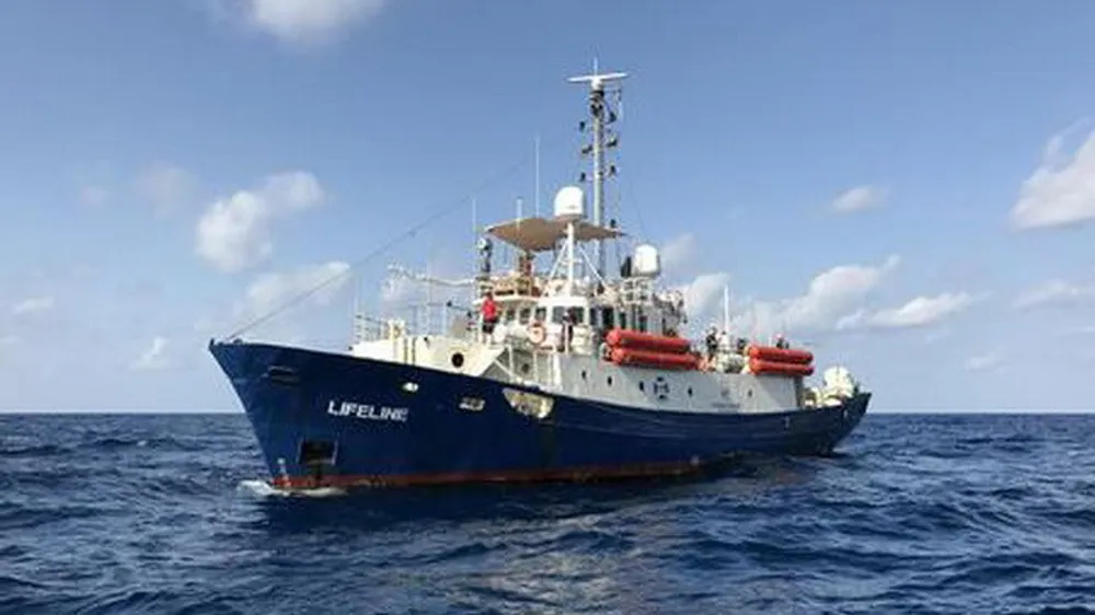 Tàu Lifeline. Nguồn: ANSA