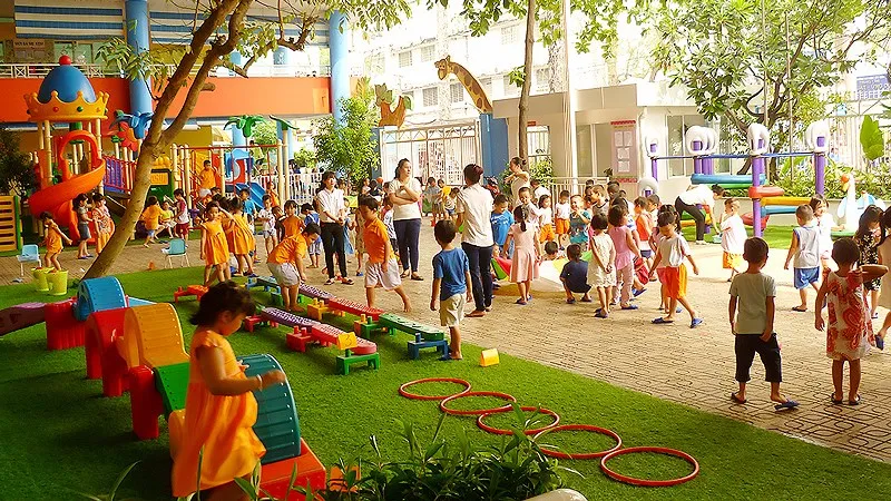 Trường Mầm non Vàng Anh (quận 5, TPHCM) -  điển hình về “Xây dựng môi trường lấy trẻ làm trung tâm”