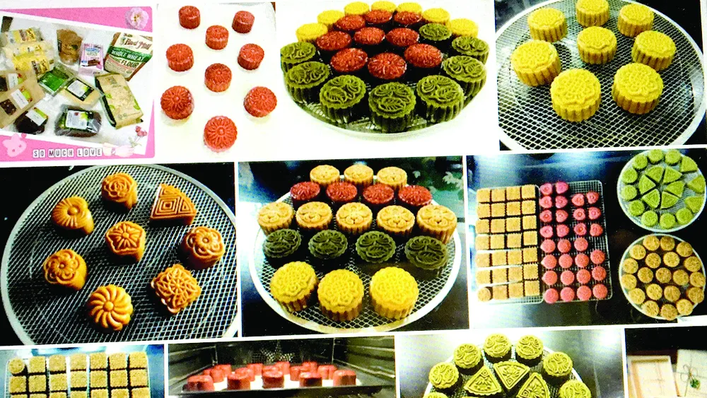 Một số sản phẩm bánh trung thu “nhà làm” được giới thiệu trên mạng xã hội