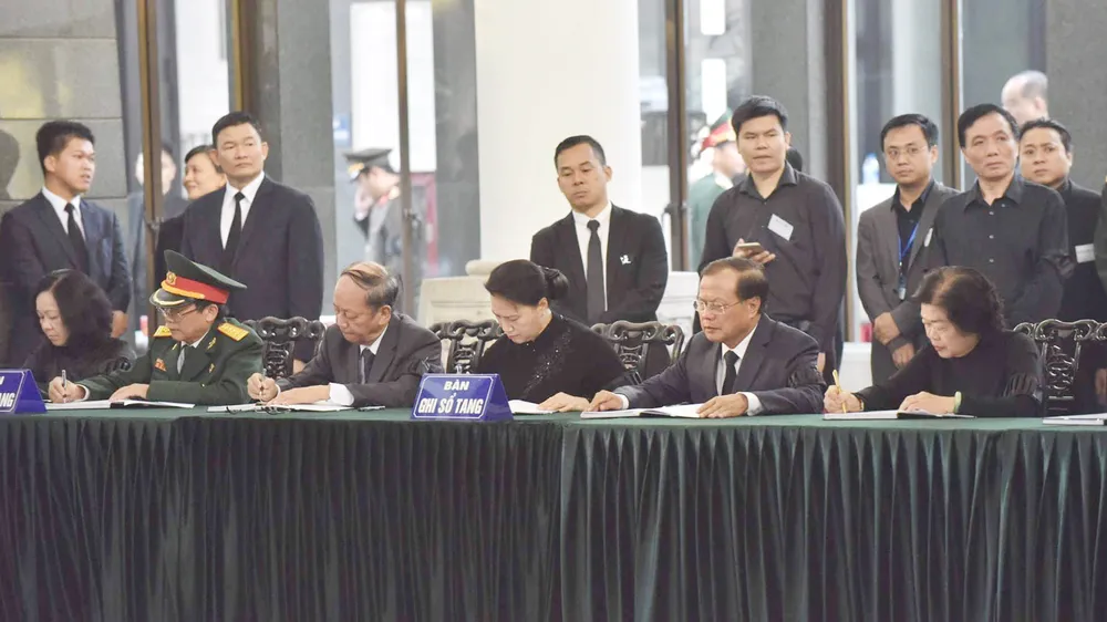 Tổ chức trọng thể Lễ viếng đồng chí nguyên Tổng Bí thư Đỗ Mười ảnh 13