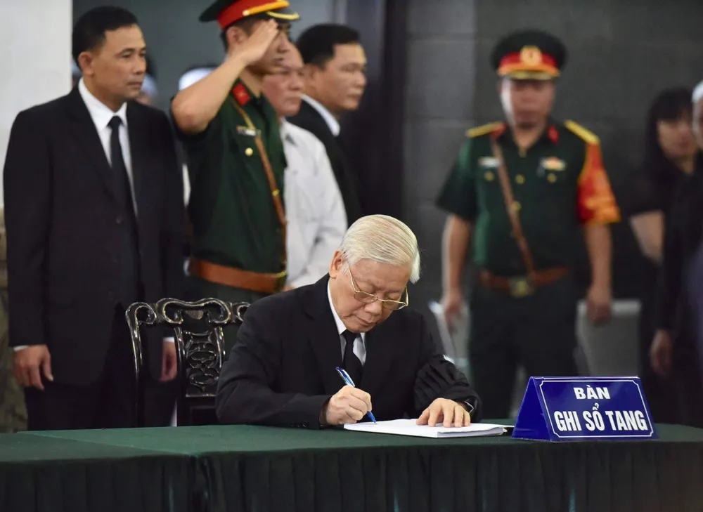 Tổ chức trọng thể Lễ viếng đồng chí nguyên Tổng Bí thư Đỗ Mười ảnh 4