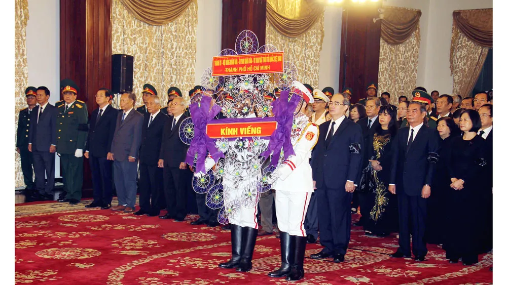 Tổ chức trọng thể Lễ viếng đồng chí nguyên Tổng Bí thư Đỗ Mười ảnh 18