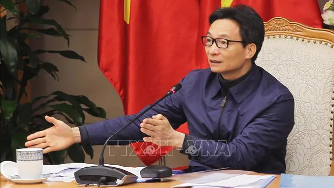 Phó Thủ tướng Vũ Đức Đam phát biểu. Ảnh: Lâm Khánh/TTXVN