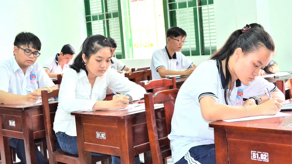 Thí sinh thi THPT quốc gia năm 2018 