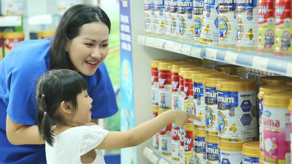 Vinamilk đa dạng hóa các dòng sản phẩm nhằm đáp ứng đầy đủ những nhu cầu về dinh dưỡng cho trẻ em