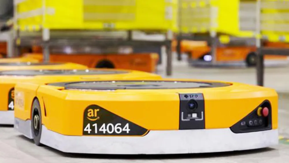 Các robot trong kho hàng của Amazon