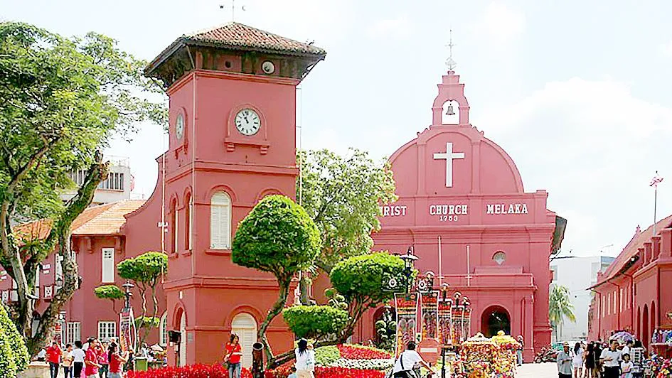 Khu vực ở thành phố Malacca (Malaysia) - nơi sử dụng ngôn ngữ Kristang