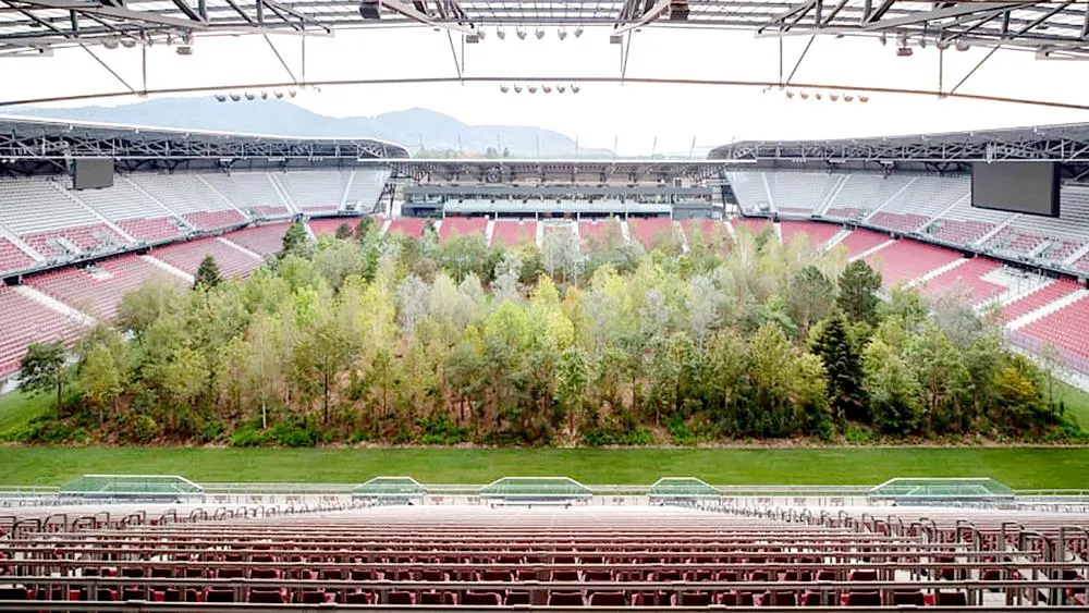 Biến sân bóng thành rừng cây