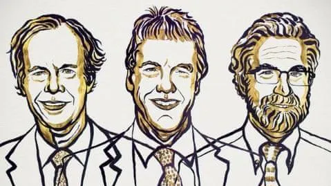 Ba nhà khoa học William Kaelin, Peter Ratcliffe và Gregg Semenza. Nguồn: Ủy ban Nobel