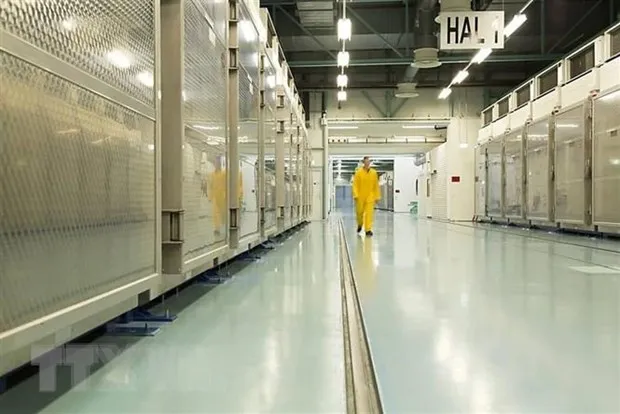 Bên trong cơ sở làm giàu urani Fordow ở Qom, miền Bắc Iran ngày 6-11-2019. Ảnh: AFP/TTXVN