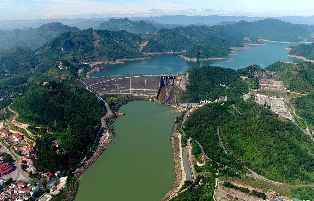 Công trình thủy điện Hòa Bình. Ảnh: TTXVN