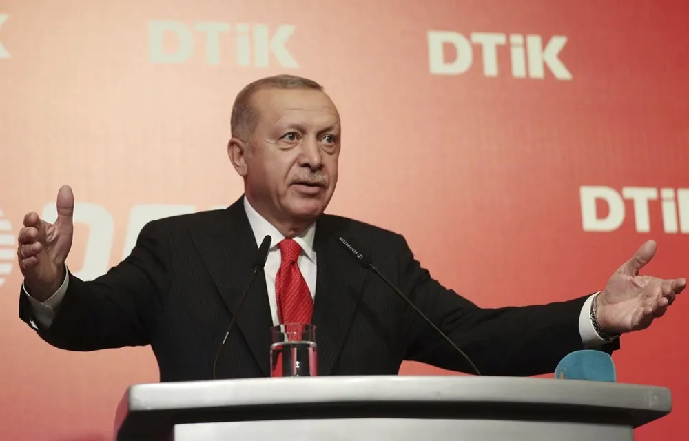 Tổng thống Thổ Nhĩ Kỳ Recep Tayyip Erdogan. Ảnh: AP