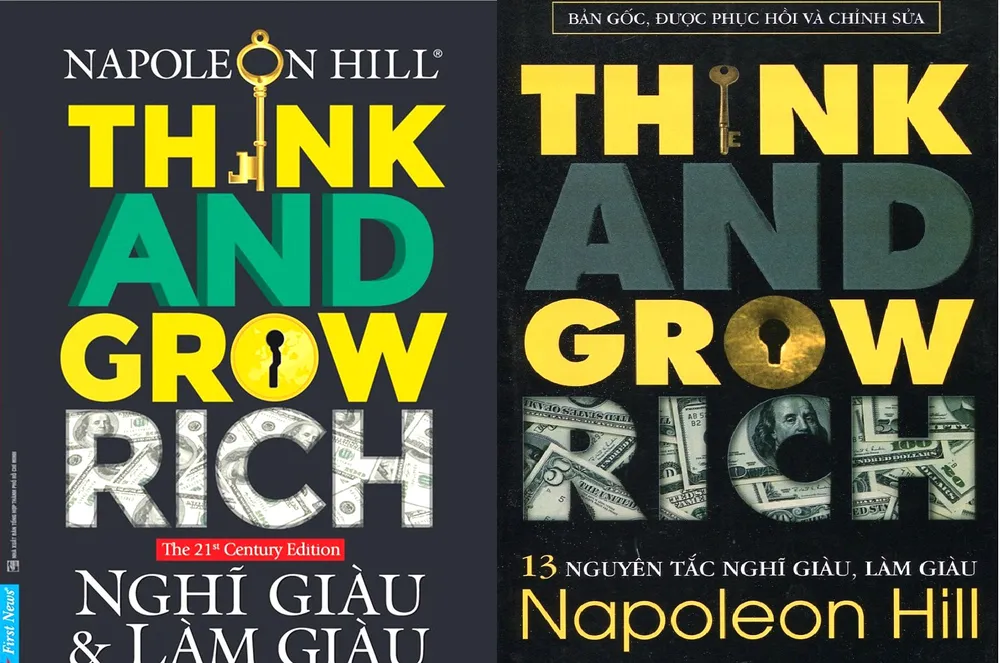  Cùng một cái tên nhưng khi về Việt Nam, cuốn sách  Think and Grow Rich lại có 2 số phận