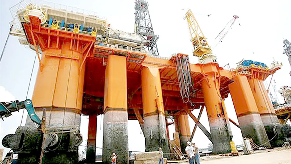 Một trong các giàn khoan dầu ở Mỹ đã ngừng khai thác  do nhu cầu giảm