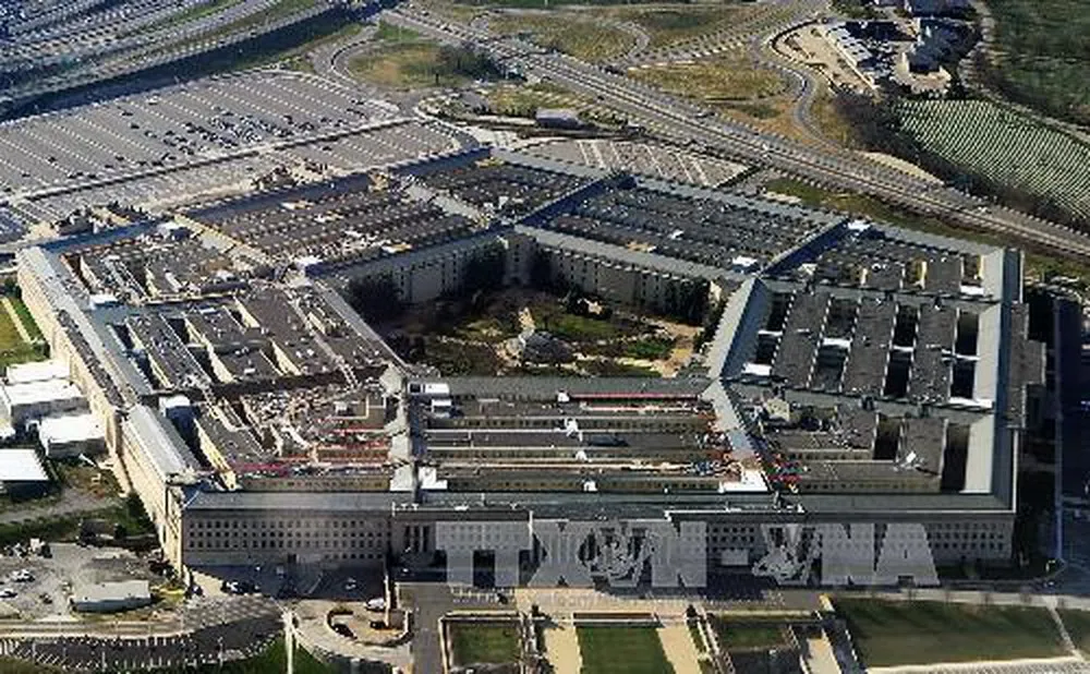 Toàn cảnh tòa nhà Lầu Năm góc, trụ sở Bộ Quốc phòng Mỹ ở Washington, DC. Ảnh: AFP/TTXVN