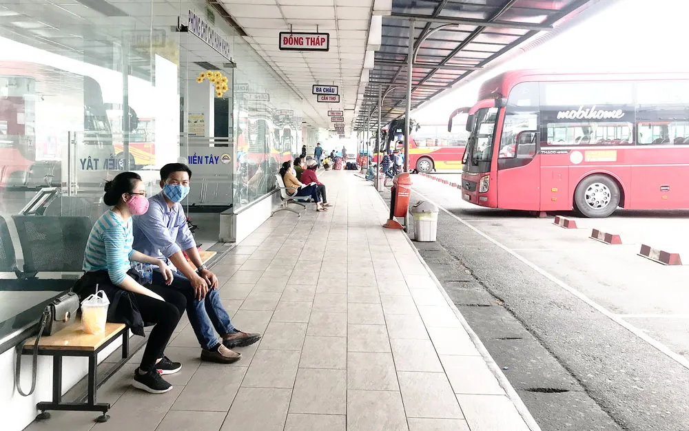 Thưa thớt hành khách về các bến xe tại TPHCM
