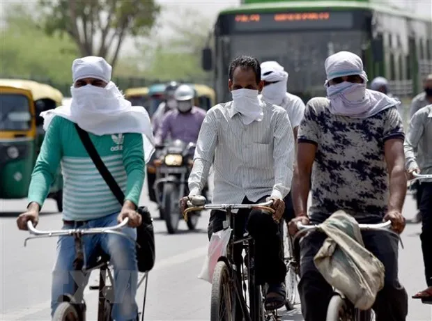 Đường phố ở New Delhi ngày 27/5 vừa qua. Ảnh: ANI/TTXVN