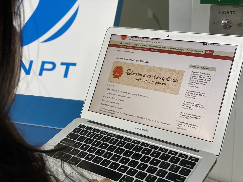 VNPT PAY cung cấp thanh toán cho 725 dịch vụ công trên Cổng Dịch vụ công Quốc gia.