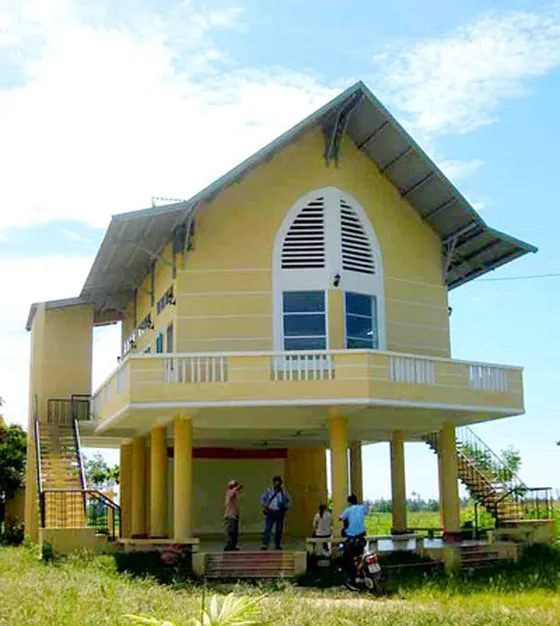 Nhà trú ẩn đa năng (phường Hòa Quý, Đà Nẵng) một giải pháp được lựa chọn cho việc chung sống an toàn với lũ