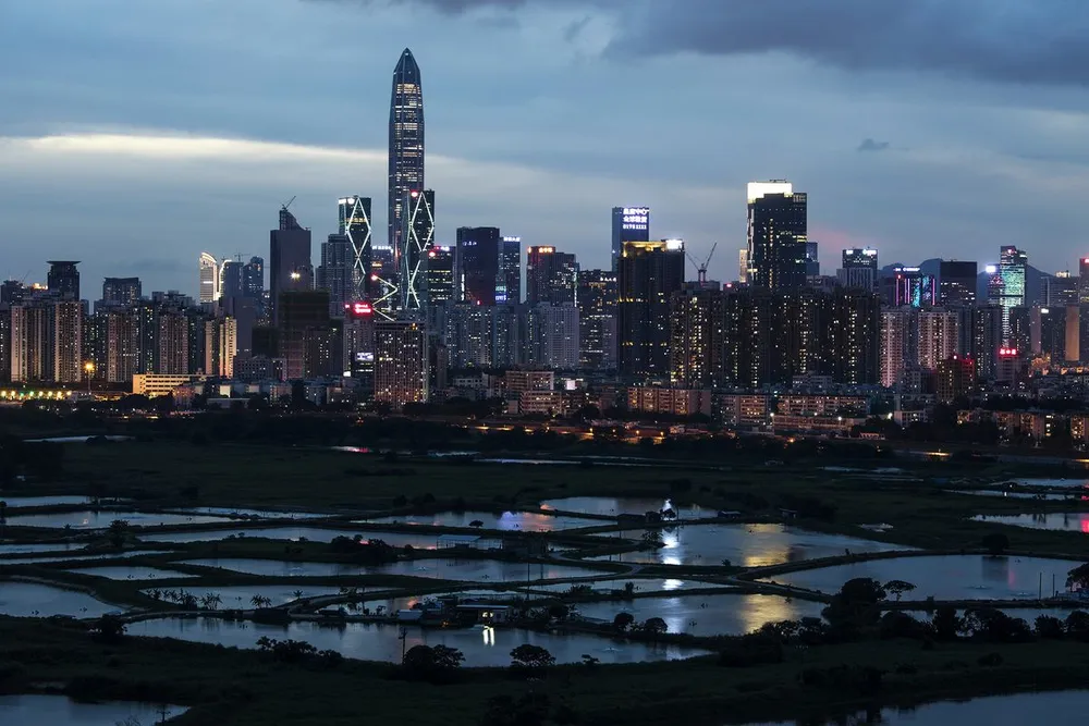 Thành phố Thâm Quyến, tỉnh Quảng Đông. Ảnh: Bloomberg  