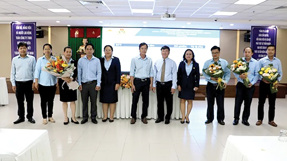 Hội nghị Đại biểu Người lao động Công ty TNHH Một thành Viên Xổ số Kiến thiết thành phố năm 2021 ảnh 5