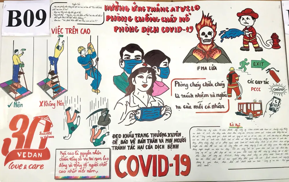 Công ty Vedan Việt Nam nhiệt liệt  hưởng ứng tháng hành động vì an toàn,  vệ sinh lao động năm 2021 ảnh 2