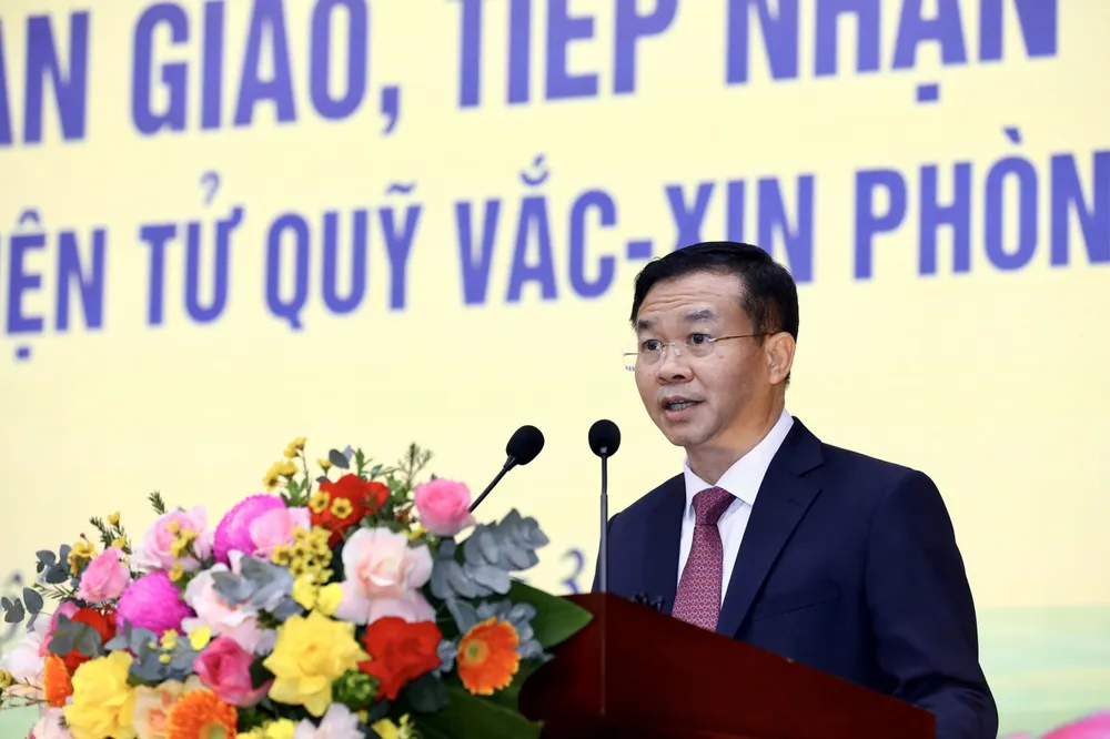 Sovico bàn giao Cổng thông tin điện tử Quỹ Vắc-xin phòng Covid-19 cho Ban quản lý Quỹ vắc-xin Bộ Tài chính ảnh 2