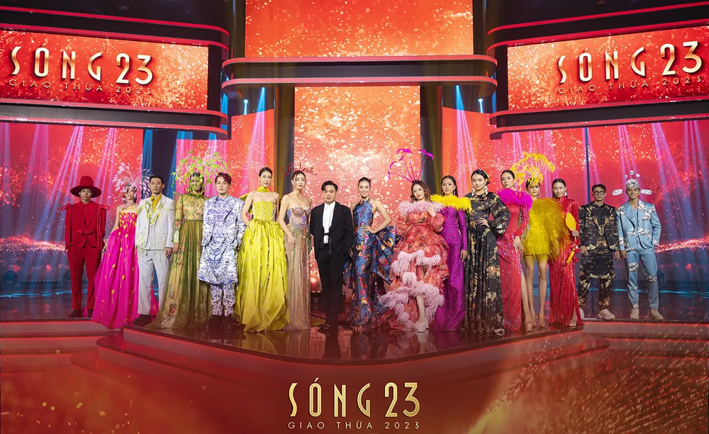 Sóng 23 mang đến không gian nghệ thuật sôi động. Ảnh: Vie Channel