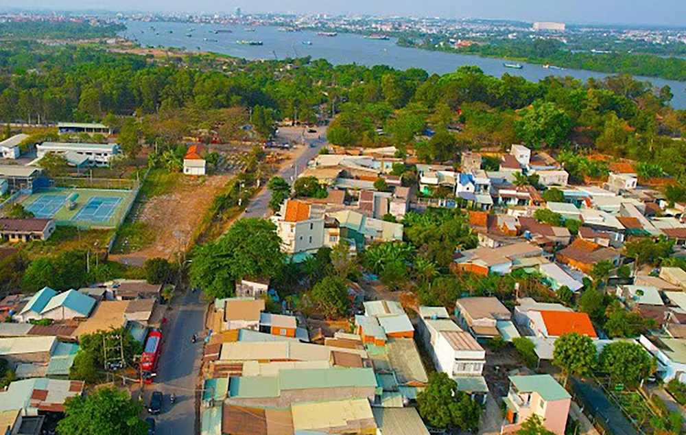 Khu dân cư tại TP Thủ Đức (TPHCM), nơi dự kiến đường Vành đai 3 chạy qua. Ảnh: QUỐC HÙNG 