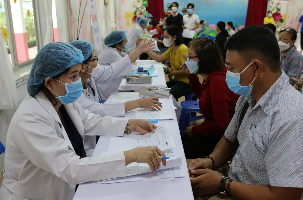 Hơn 500 người lao động được khám sức khỏe miễn phí