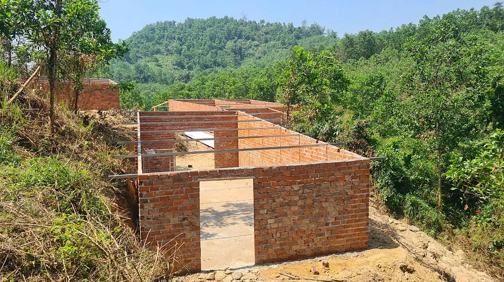 Các công trình xây dựng trái phép trong khu vực dự án hồ thủy lợi Hố Khế nhằm trục lợi Các công trình xây dựng trái phép trong khu vực dự án hồ thủy lợi Hố Khế nhằm trục lợi