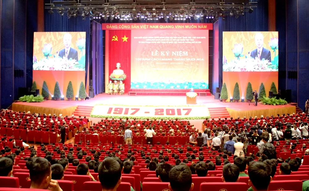 Mít tinh trọng thể kỷ niệm 100 năm Cách mạng Tháng Mười Nga ảnh 2