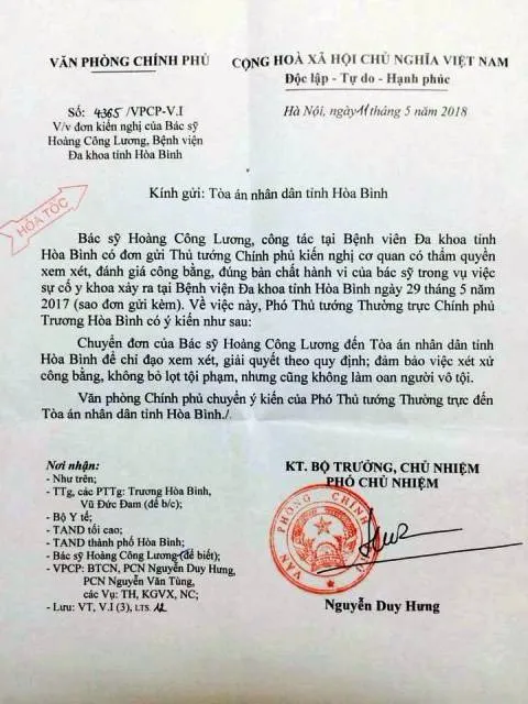 Đảm bảo xét xử công bằng đối với bác sĩ Hoàng Công Lương ảnh 2