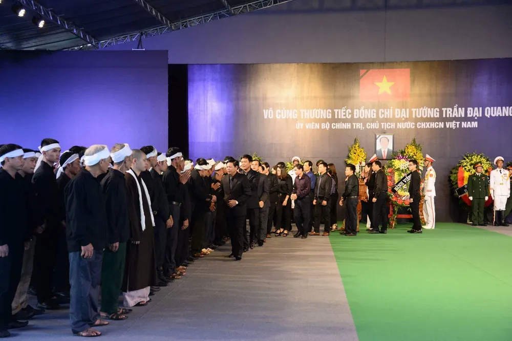 Truy điệu trọng thể Chủ tịch nước tại xã Quang Thiện - Đất mẹ quê hương ngóng mong ảnh 1