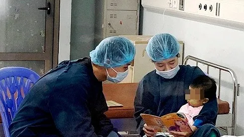 Sức khỏe của bé T.V.H.V. đã có những tiến triển rất tốt