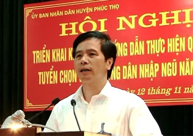 Hà Nội cách chức bí thư, kỷ luật chủ tịch, phó chủ tịch huyện Phúc Thọ ảnh 1