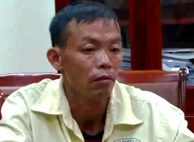 Đối tượng Sắt bị bắt giữ sau khi giết chết 2 người thân