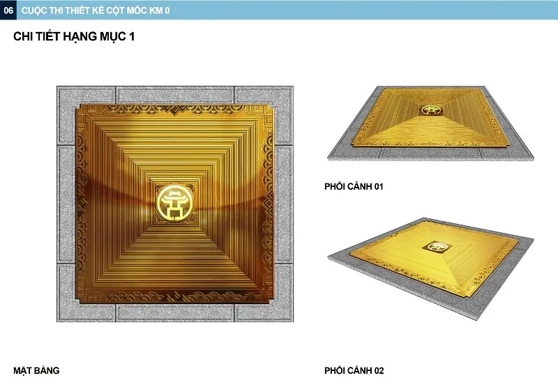 “Cổng ánh sáng” đoạt giải nhất cuộc thi thiết kế mẫu cột mốc Km0 ảnh 2