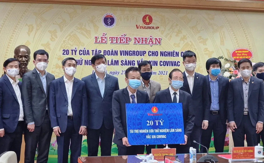 Vingroup tài trợ 20 tỷ đồng cho nghiên cứu thử nghiệm lâm sàng vaccine COVIVAC  ảnh 2